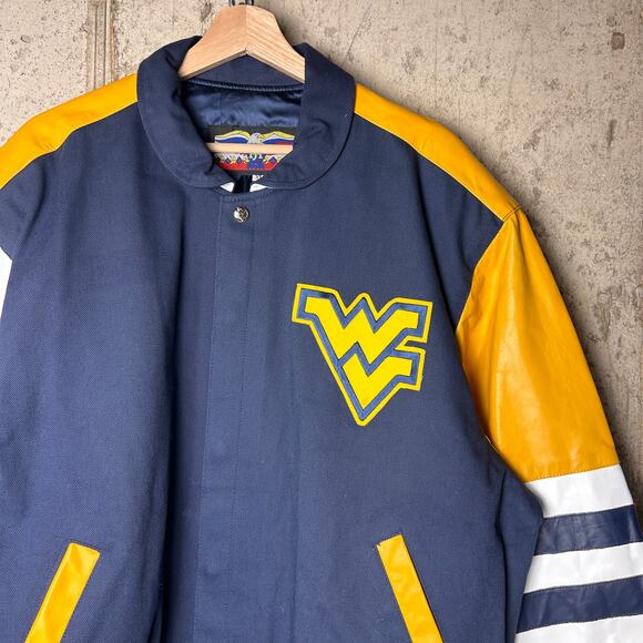 Jeff Hamilton West Virginia University XL Varsity Jacket - Picture 2 of 6